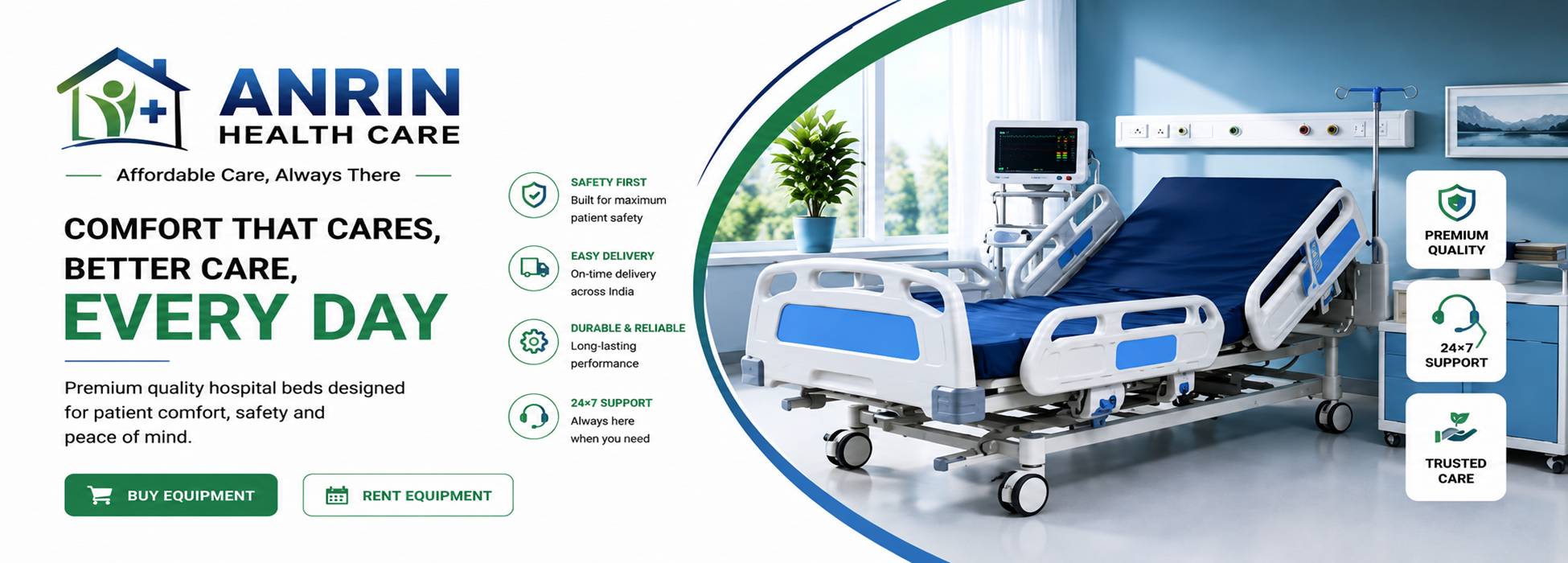 ANRIN HealthCare - Hospital Bed