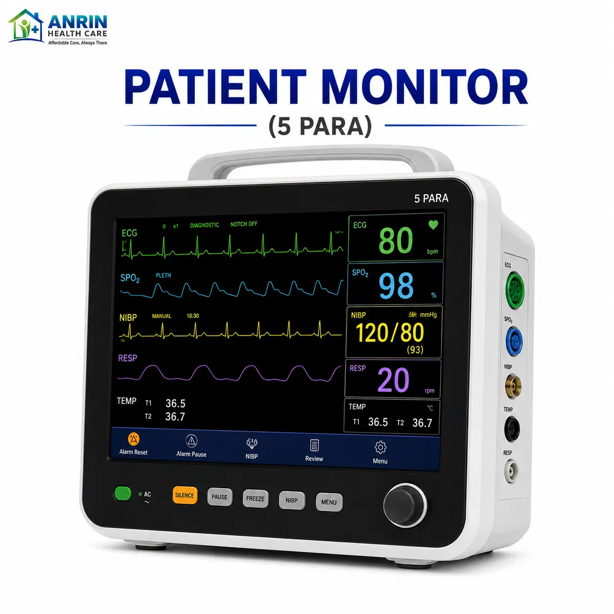 5 Para Patient Monitor